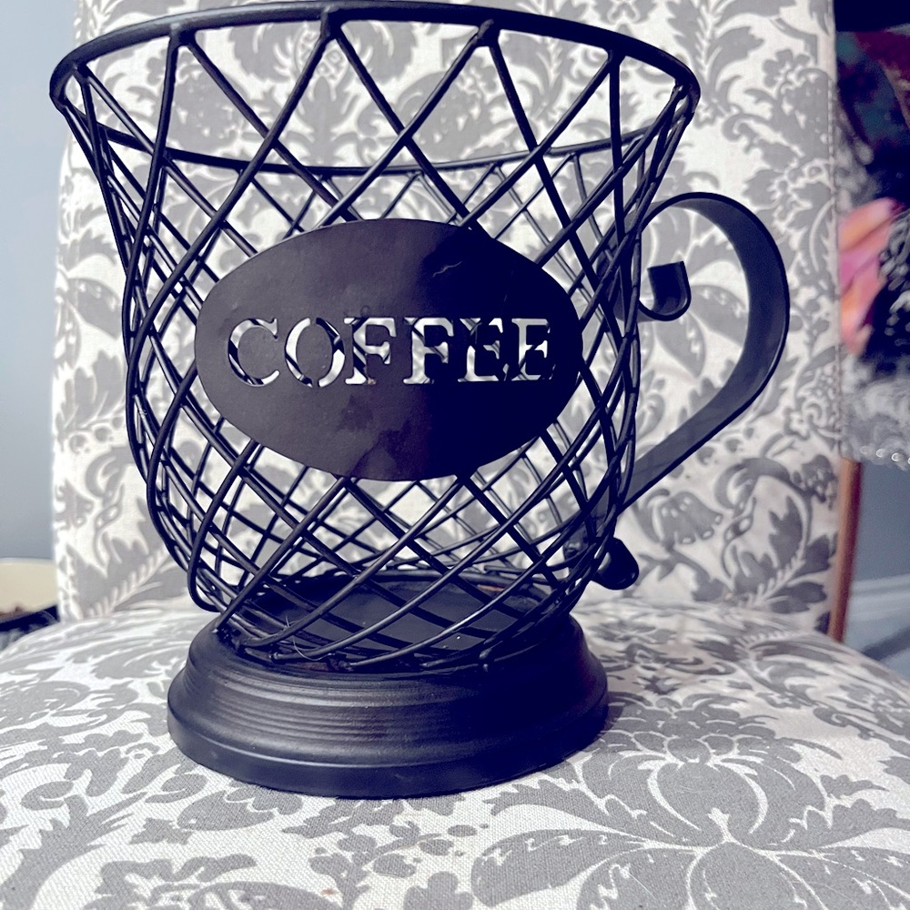 NWOT Coffee Pod Holder Black